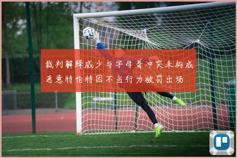 裁判解释威少与字母哥冲突未构成恶意特伦特因不当行为被罚出场