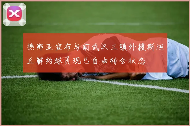 热那亚宣布与前武汉三镇外援斯坦丘解约球员现已自由转会状态